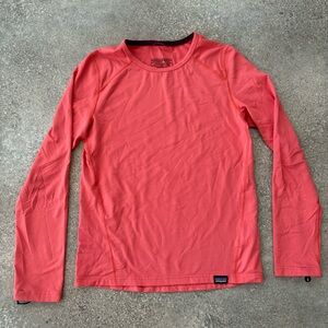 Patagonia Capilene 3 Coral Long Sleeve Base Layer Shirt
